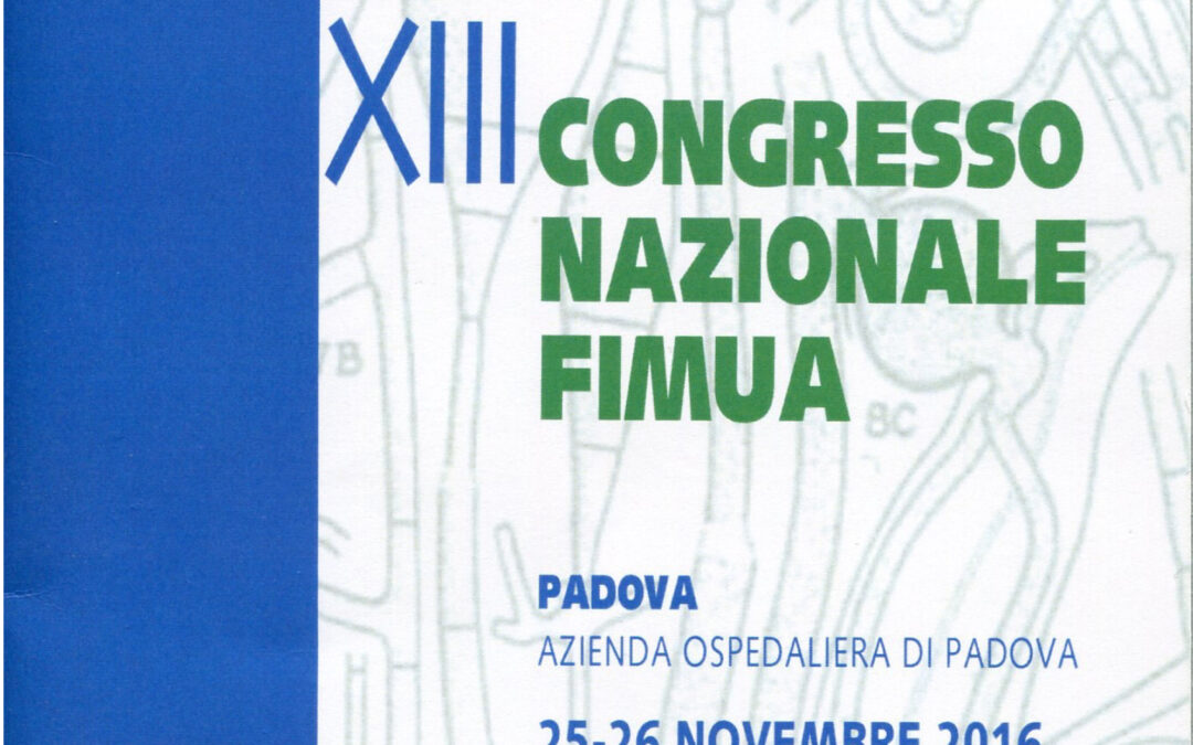 13° Congresso Nazionale FIMUA25-26 Novembre 2016