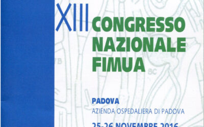 13° Congresso Nazionale FIMUA25-26 Novembre 2016